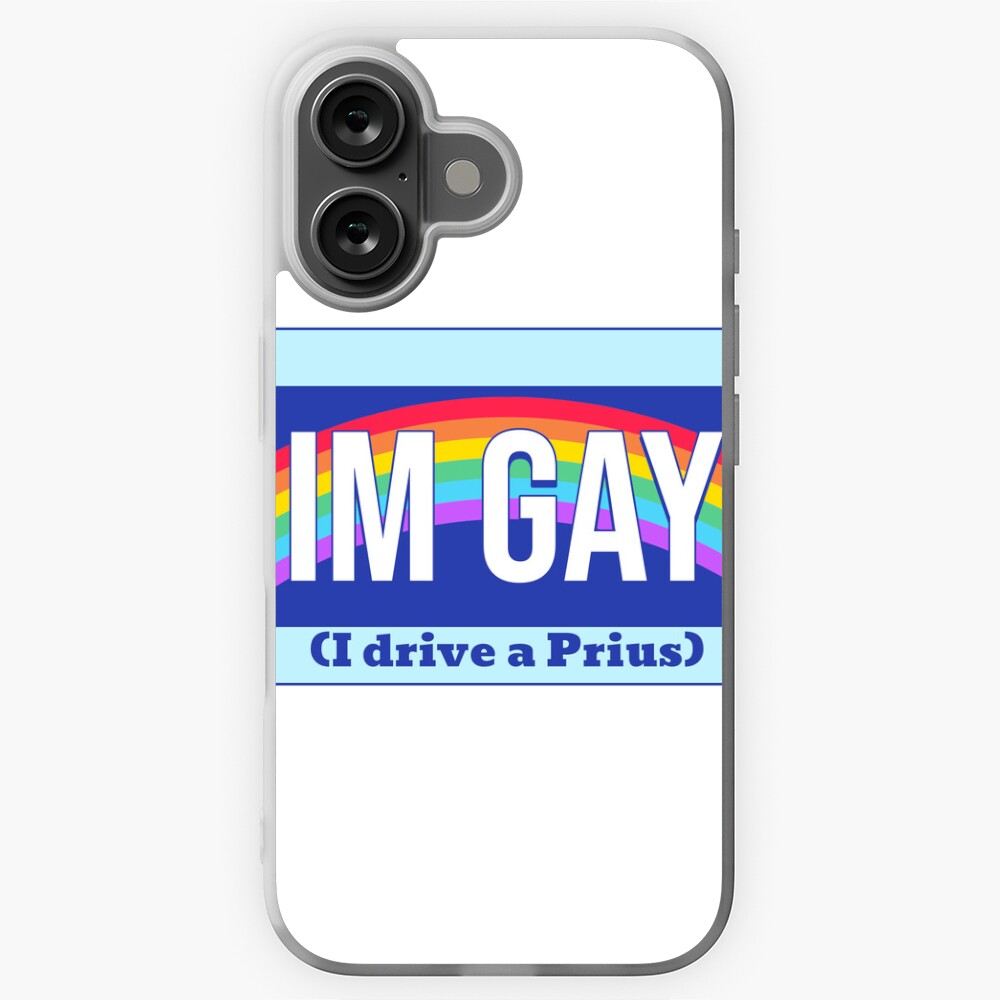 I Drive A Prius Im Gay T-shirt Sticker