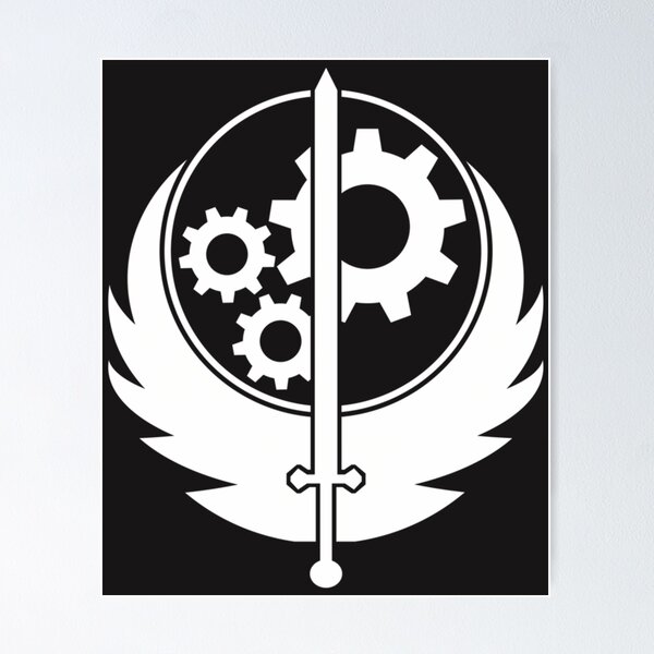 Item preview, Vintage Brotherhood Of Steel Logo designed and sold by JoshuaJSedo.