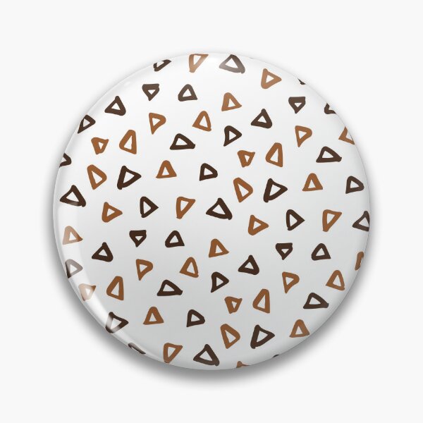 Item preview, Chocolate & Caramel Doodle Scattered Triangles Everywhere Absolute Diagrams designed and sold by Alchemy-A-La-G.