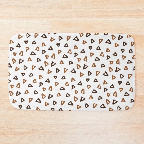 Item preview, Chocolate & Caramel Doodle Scattered Triangles Everywhere Absolute Diagrams designed and sold by Alchemy-A-La-G.