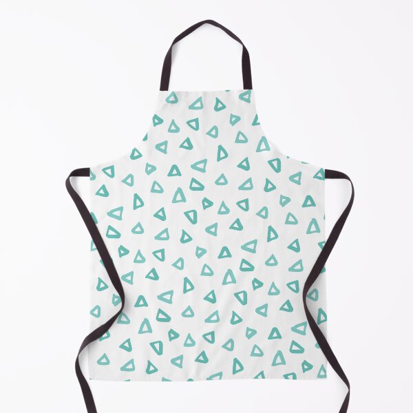 Item preview, Teal Green Doodle Scattered Triangles Everywhere Absolute Diagrams designed and sold by Alchemy-A-La-G.