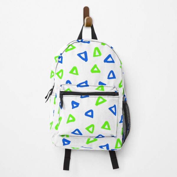 Item preview, Kawasaki Green & Blue Doodle Triangles Everywhere Absolute Diagrams designed and sold by Alchemy-A-La-G.