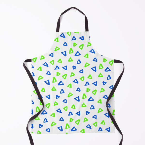 Item preview, Kawasaki Green & Blue Doodle Triangles Everywhere Absolute Diagrams designed and sold by Alchemy-A-La-G.