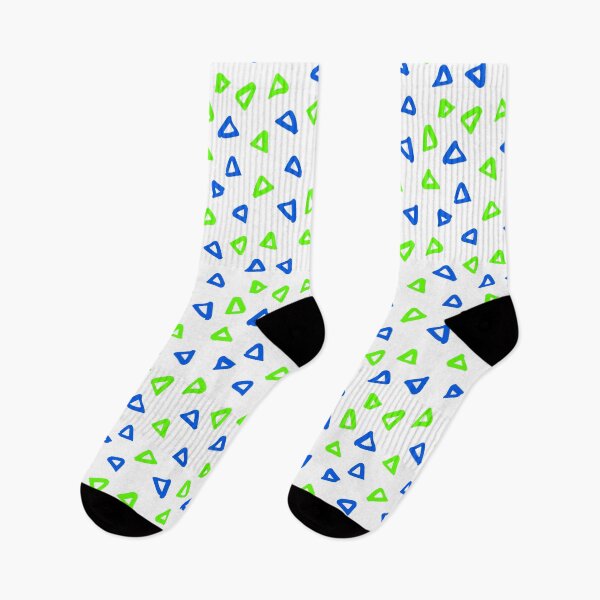 Item preview, Kawasaki Green & Blue Doodle Triangles Everywhere Absolute Diagrams designed and sold by Alchemy-A-La-G.