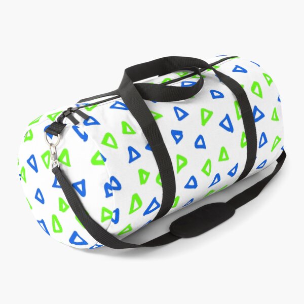 Item preview, Kawasaki Green & Blue Doodle Triangles Everywhere Absolute Diagrams designed and sold by Alchemy-A-La-G.