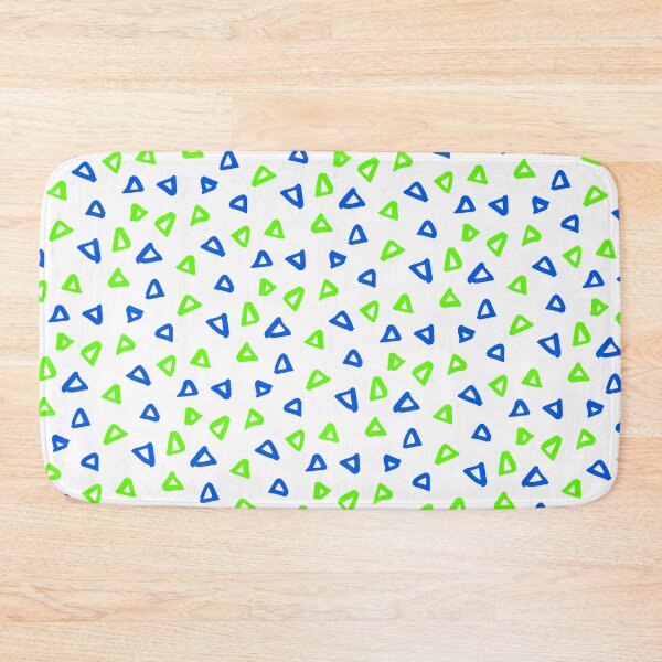 Item preview, Kawasaki Green & Blue Doodle Triangles Everywhere Absolute Diagrams designed and sold by Alchemy-A-La-G.
