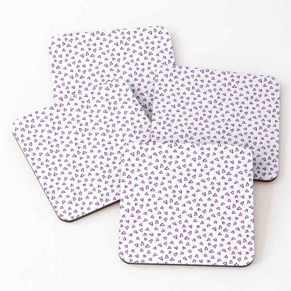 Item preview, Lavender & Violet Doodle Scattered Triangles Everywhere Absolute Diagrams designed and sold by Alchemy-A-La-G.