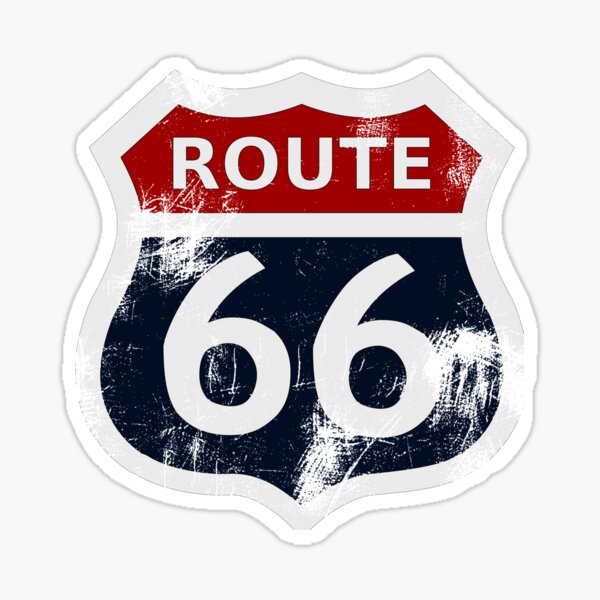 Route 66 Ma version Sticker