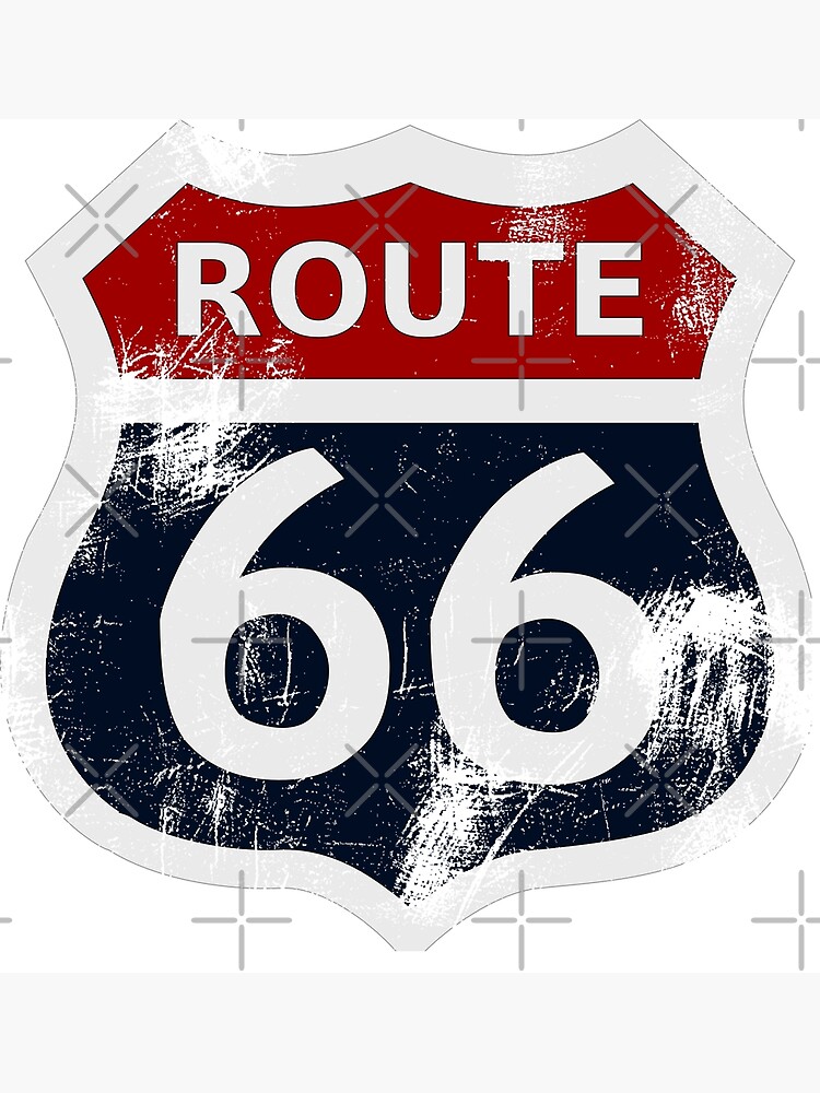 Thumbnail 3 of 3, Poster, Route 66 My version designed and sold by Edxgar.