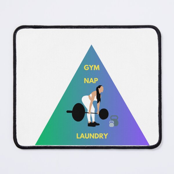 Item preview, Gym nap laundry life sticker designed and sold by jckali.