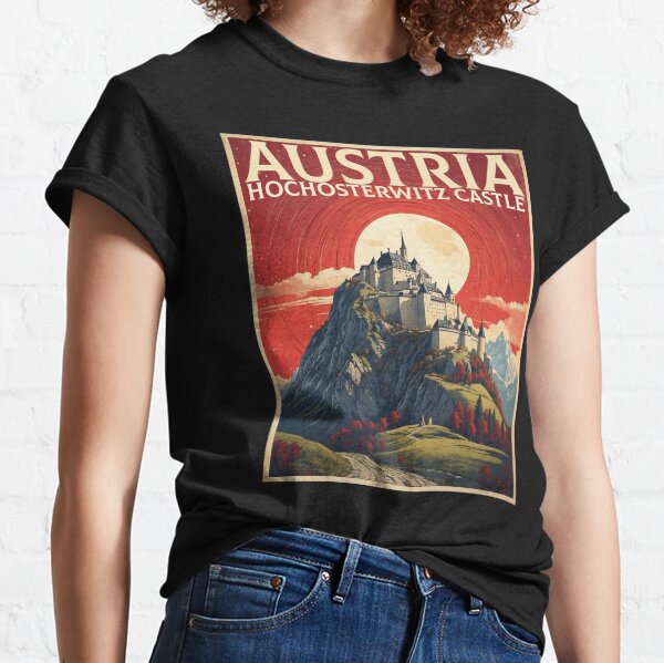 Item preview, Hochosterwitz Castle Austria Vintage Travel Tourism Poster  designed and sold by TravelersGems.