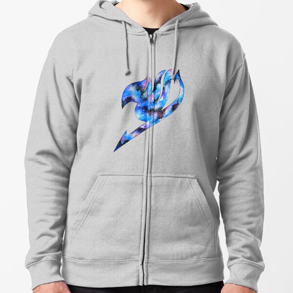 logo de queue de galaxie fée Veste zippée à capuche