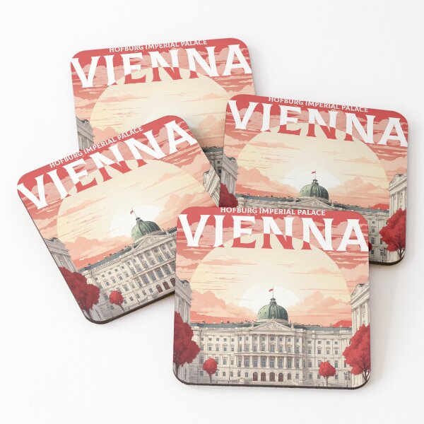Item preview, Hofburg Imperial Palace Vienna Vintage Travel Tourism Poster  designed and sold by TravelersGems.