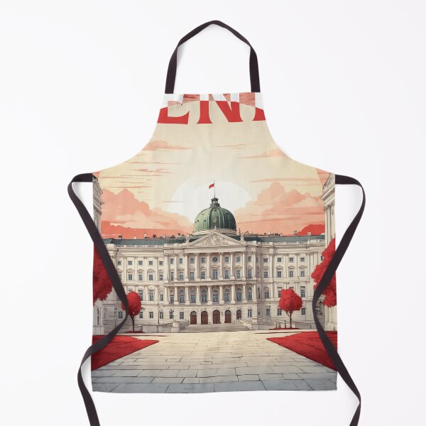 Item preview, Hofburg Imperial Palace Vienna Vintage Travel Tourism Poster  designed and sold by TravelersGems.