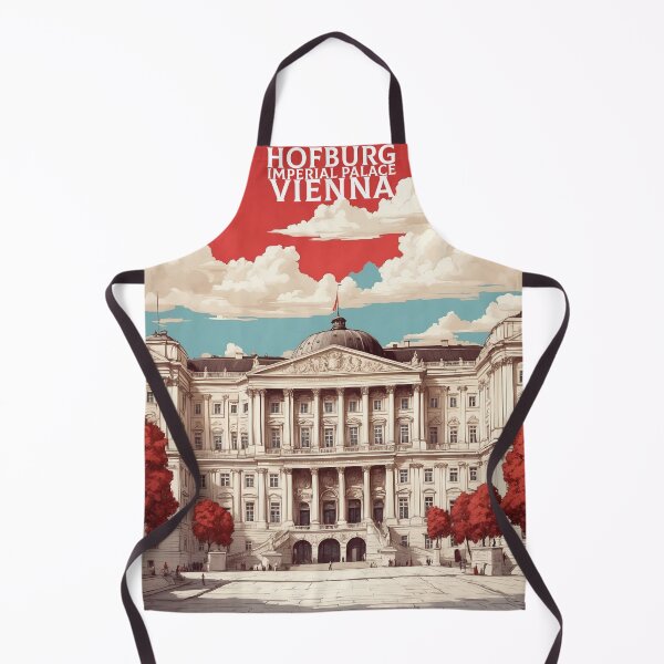 Item preview, Hofburg Imperial Palace Vienna Austria Vintage Travel Tourism Poster  designed and sold by TravelersGems.
