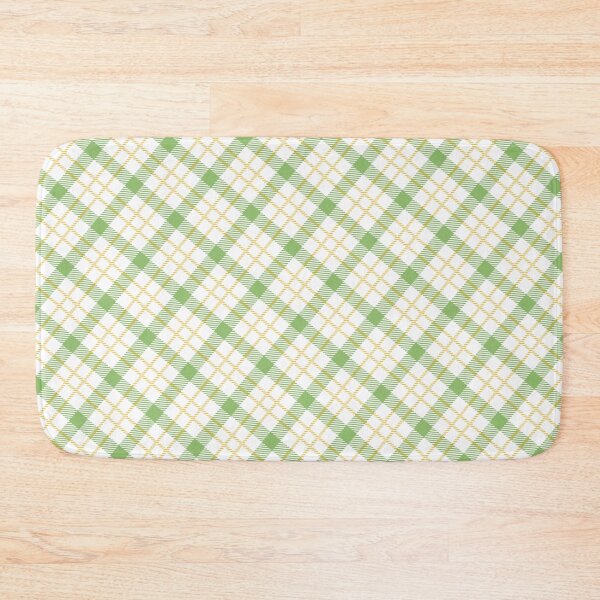Item preview, Green & Orange Striped Line Plaid Pattern Absolute Diagrams designed and sold by Alchemy-A-La-G.