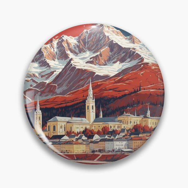 Item preview, Wels Austria Vintage Travel Tourism Poster  designed and sold by TravelersGems.