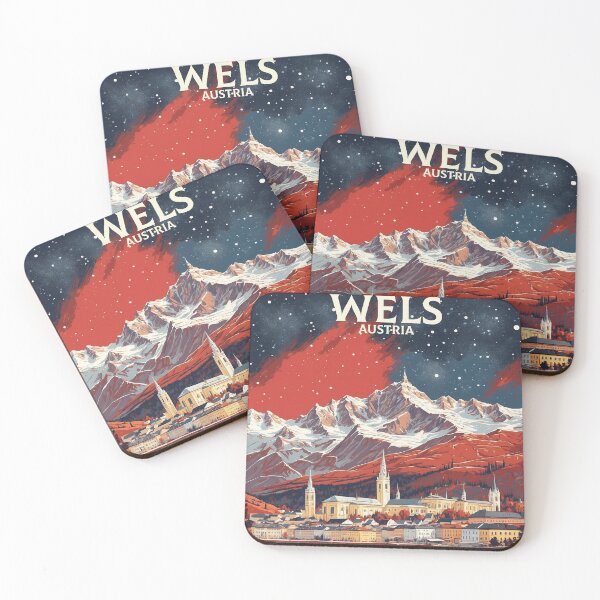Item preview, Wels Austria Vintage Travel Tourism Poster  designed and sold by TravelersGems.