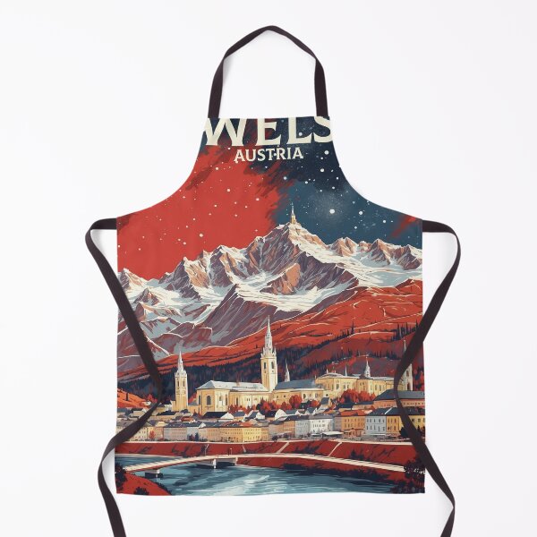 Item preview, Wels Austria Vintage Travel Tourism Poster  designed and sold by TravelersGems.