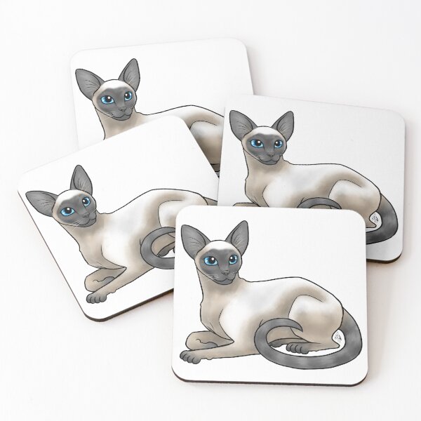 Item preview, Cat - Siamese Cat - Blue Point designed and sold by Jennifer Stolzer.