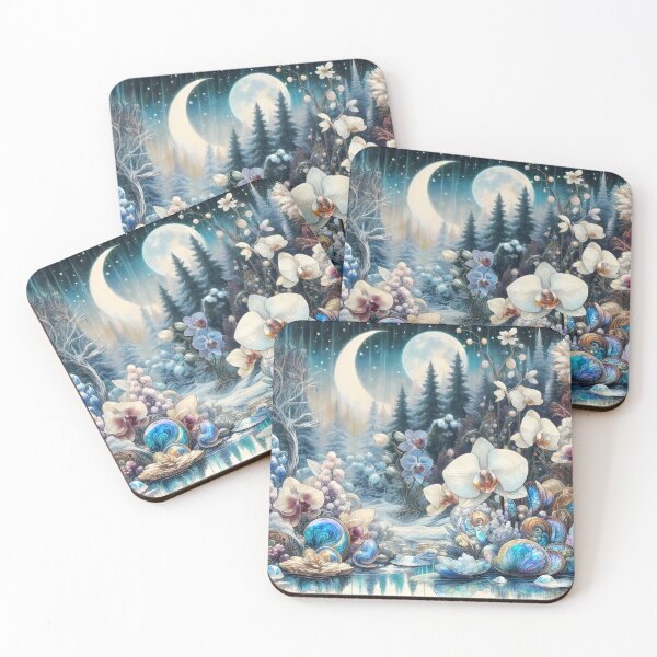 Item preview, Orchids Under Two Moons designed and sold by PatomanColor.