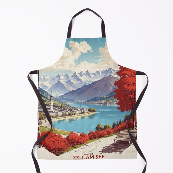 Item preview, Zell am See Austria Vintage Travel Tourism Poster designed and sold by TravelersGems.