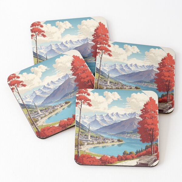 Item preview, Zell am See Austria Vintage Travel Tourism Poster  designed and sold by TravelersGems.
