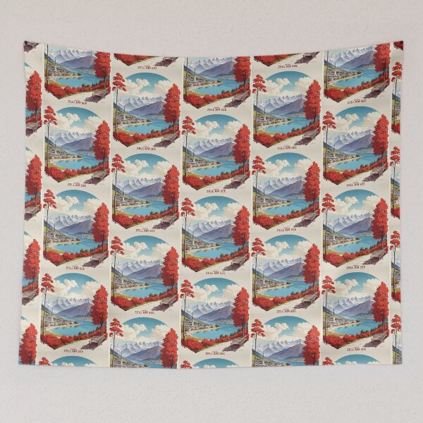Item preview, Zell am See Austria Vintage Travel Tourism Poster  designed and sold by TravelersGems.