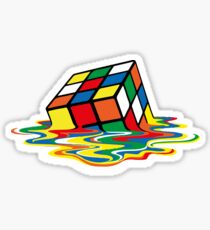 Pegatina Melting Rubik's