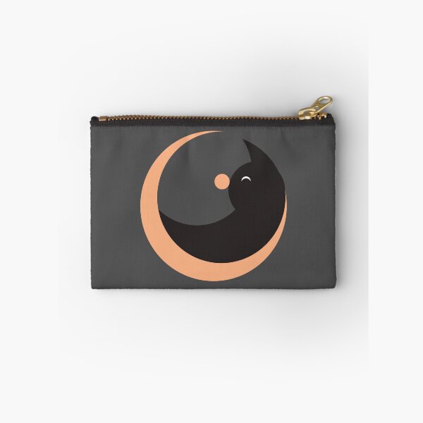 Item preview, Geometric napping moon cat designed and sold by Khial.