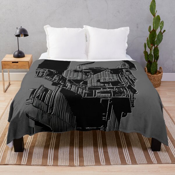 Item preview, Black and deep gray - Engraved metal illustrations collection by Red Siri0 (Industrial face) designed and sold by Red Siri0 Art.