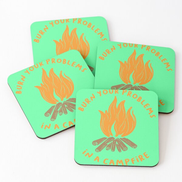 Item preview, Burn your problems in a campfire  designed and sold by teedory.