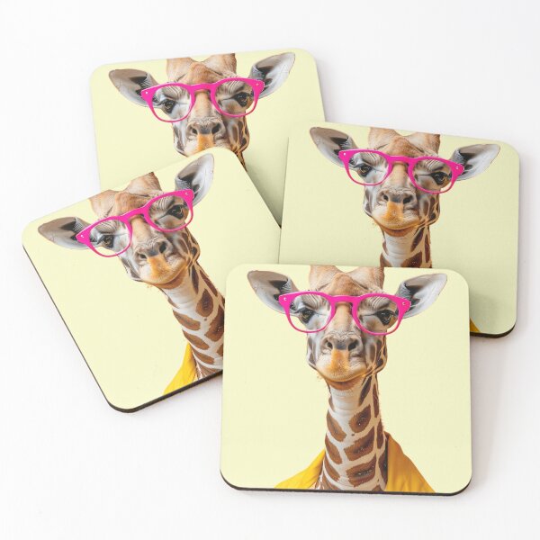 Item preview, Pink Glasses Giraffe  designed and sold by Brendon987.
