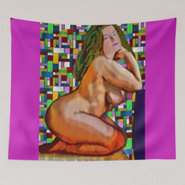 Item preview, Erotic art, curvy female nude. designed and sold by pulchritude560.