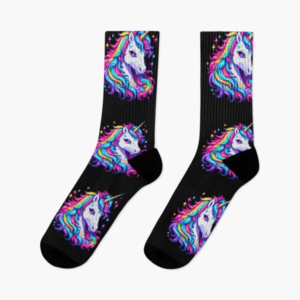 Item preview, Pixel Unicorn - Rainbow Hair designed and sold by Jackson-Will.
