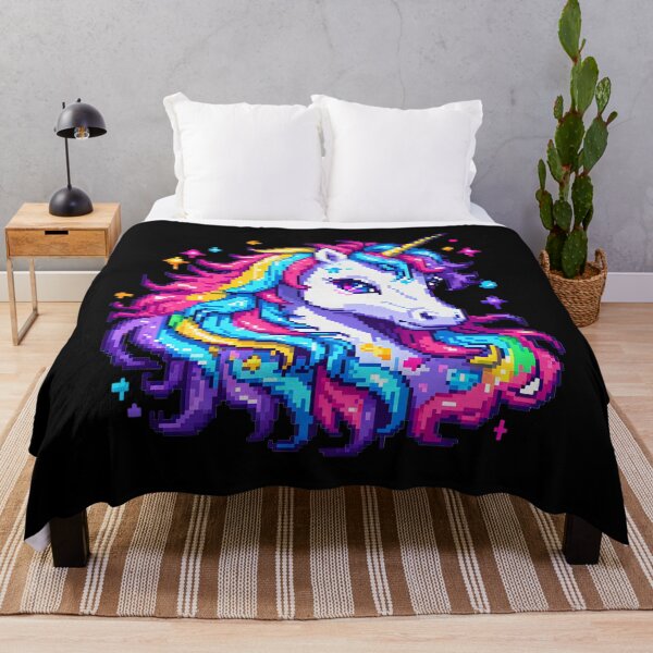 Item preview, Pixel Unicorn - Rainbow Hair designed and sold by Jackson-Will.