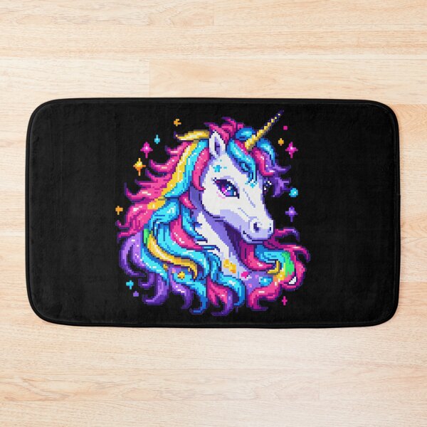 Item preview, Pixel Unicorn - Rainbow Hair designed and sold by Jackson-Will.
