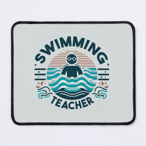 Item preview, Retro Silhouette Swimming Teacher Appreciation Vintage Gift designed and sold by Daqomm.