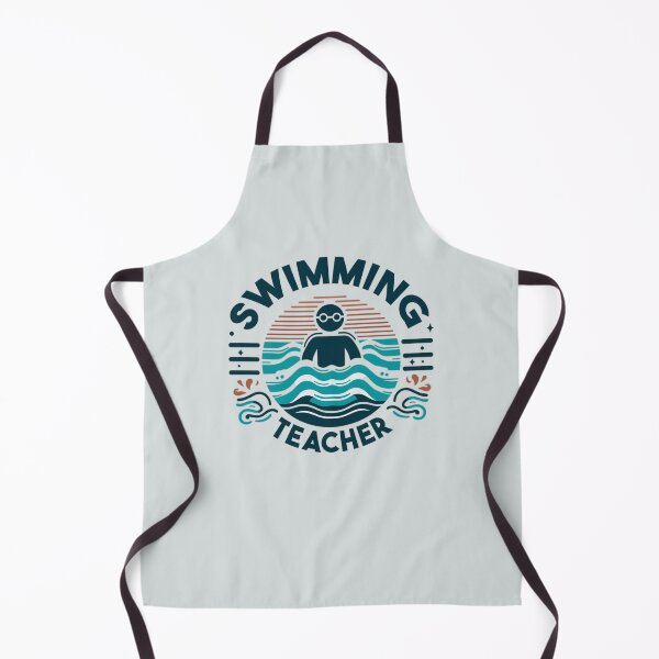 Item preview, Retro Silhouette Swimming Teacher Appreciation Vintage Gift designed and sold by Daqomm.