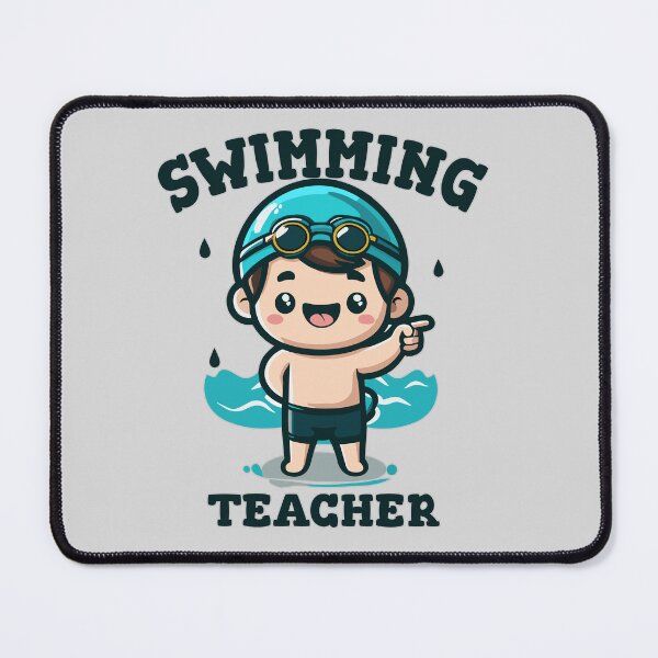 Item preview, Cute Swimming Teacher Cartoon Appreciation Gift For Men designed and sold by Daqomm.
