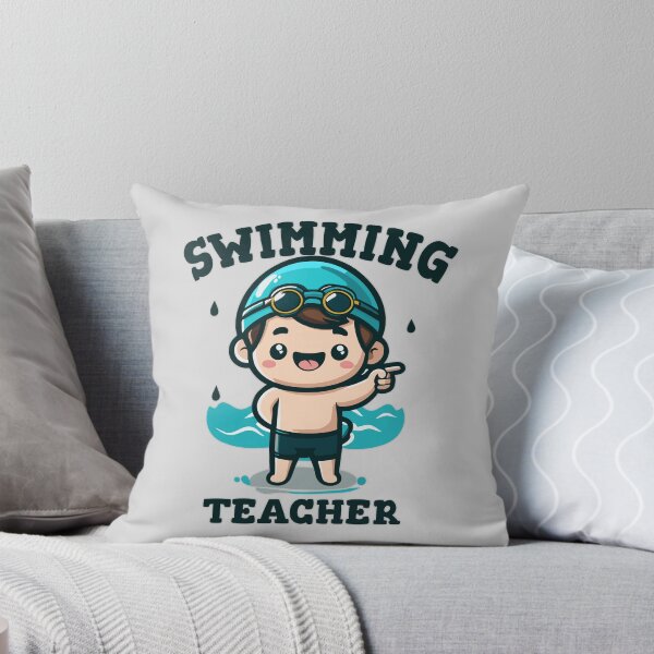 Item preview, Cute Swimming Teacher Cartoon Appreciation Gift For Men designed and sold by Daqomm.