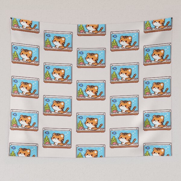 Item preview, Fishbowl Tiger designed and sold by LemuellTrends.
