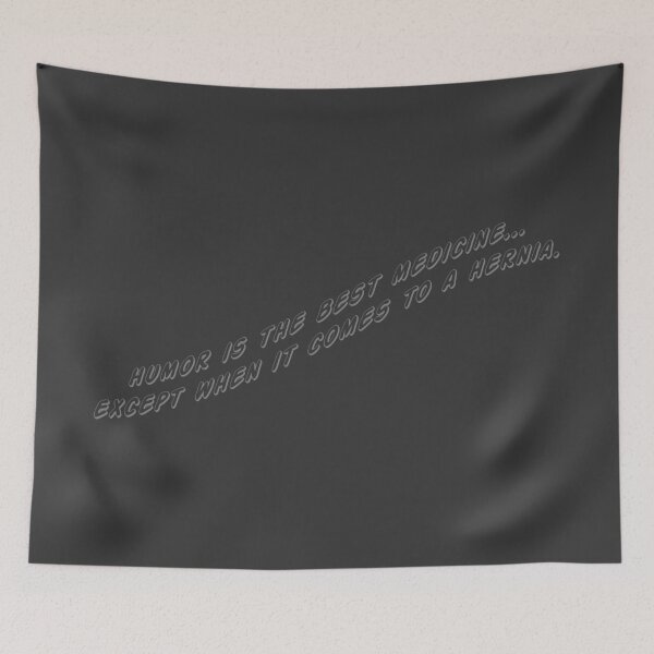 Item preview, Humor is the best medicine... except when it comes to a hernia. designed and sold by Collection de trésors .