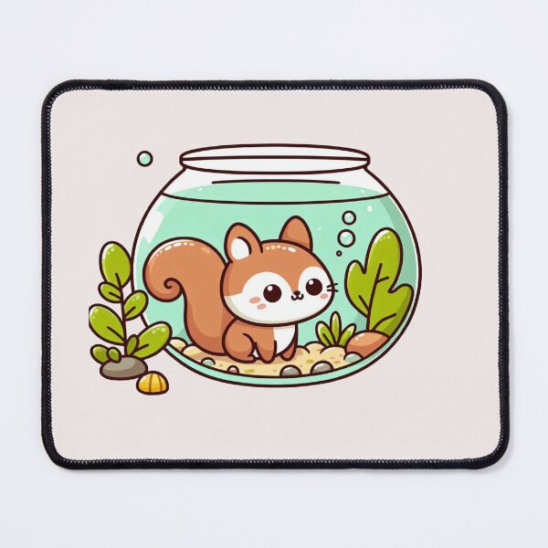 Item preview, Fishbowl Squirrel designed and sold by LemuellTrends.