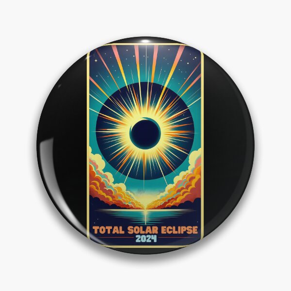 Item preview, Total Solar Eclipse 2024 designed and sold by ArtFromBeyond.