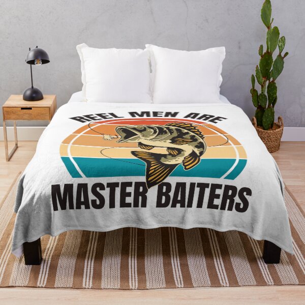Item preview, Funny Fishing Lover Quote Reel Men Are Master Baiters Vintage Angler Adult Humor  designed and sold by Bad Kitty Designz.