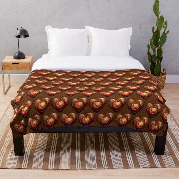 Say It With Chocolate Throw Blanket