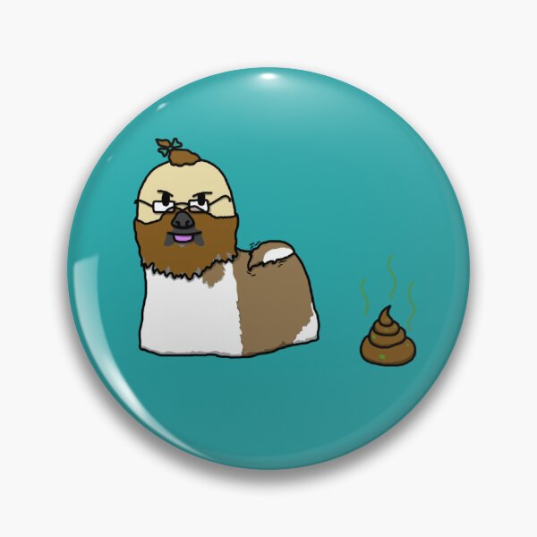 Item preview, Cursed Shi tzu man designed and sold by greenbagtown.