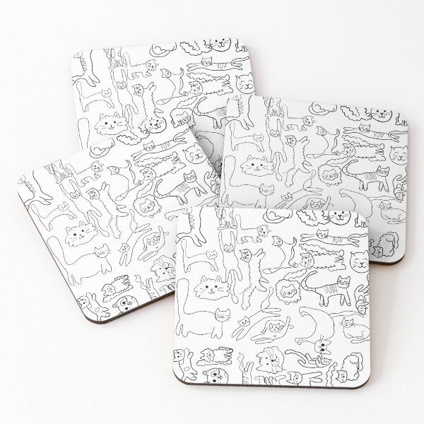 Item preview, Cluster of cats designed and sold by LexSmithDesign.