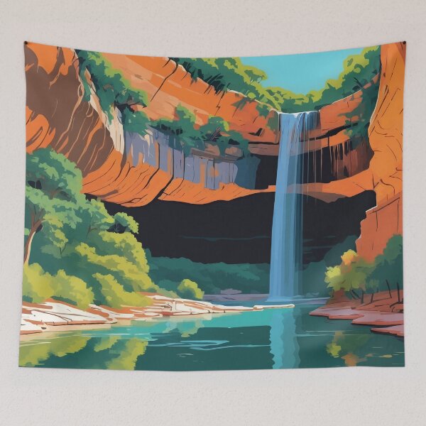 Item preview, Hamilton Pool Preserve Landscape designed and sold by WildlifeInc.
